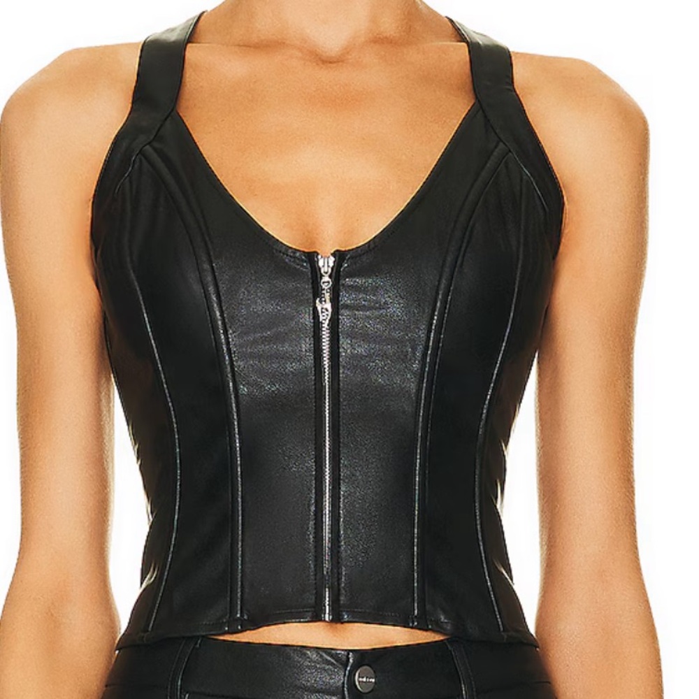 Miaou Valda Corset Top - Black - XL